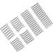 3 Set Twist Hair Clip Comb Fashionable Waterproof Elastic Anti Proof Metal Wire Hair Comb - Buy Online on SooperMarket.com