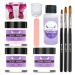 Acrylic Powder and Acrylic Liquid Acrylic Powder Set 3 Colors Pink White Clear for Acrylic Powder Nails One Size # 02
