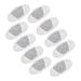 Anyuankw 10 pieces of bicycle spokes reflectors cat eye reflectors bike bicycle warning light spoke reflectors for high safety white