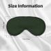 Buy SSIMOO Hunter Green Floral Petals Pattern Sleep Mask - Adjustable Breathable & Fashionable Eye Mask for Comfortable Sleep - International Shipping Available - Buy Online on SooperMarket.com