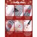12PCS Christmas Nail Stamper Kit EBANKU 6 Colors Nail Stamping Gel Polish with 6pcs Nail Stamping Templates with Silicone Stamper & Scrapers Snowflakes Santa Trees Nail Plate Print Manicure Tool 0.08 ml (12er Pack) - Buy Online on SooperMarket.com