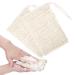 WLLHYF 2 Pcs Soap Bag  Natural Sisal Soap Saver Bag Exfoliating Soap Pouch Mesh for Foaming and Drying Shower Scrubber Soap Net
