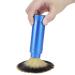Compact Beard Brush for Men | Ergonomic Wet Shaving Tool | Easy to Carry Grooming Accessory - Blue - Buy Online on SooperMarket.com