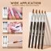 JOSLOVE 5Pcs Kolinsky Acrylic Nail Brush Set - Sizes 6/8/10/12/14 for Acrylic Powder Application - Wooden Handle - Ideal for Beginner & Professional DIY Nail Extensions - Buy Online on SooperMarket.com