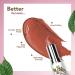 Moisture Matte Lipstick - Rosewood Brown | Long-Lasting Creamy Organic & Vegan | Hydrating Formula | Cruelty-Free | 4gm - Buy Online on SooperMarket.com
