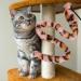 Jeffdad 2-Piece Interactive Cat Wand Toy Interactive Cat Wand Leopard Ribbon Toy fits most cats and kittens - Buy Online on SooperMarket.com