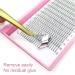 3D D Curl 0.10mm Short Stem Eyelash Extensions - Finished Compartment Volume Lashes (12 Pieces) - Buy Online on SooperMarket.com