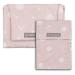 Mimuselina 2 Pack: Baby diaper pad on the way + diaper bag for on the go - foldable diaper pad and water -repellent with diaper pocket - portable diaper pad dirt -repellent pack rose dandelion