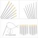 24 PCS Self Threading Needles with Vintage Holder - Easy Hand Sewing for DIY Crafts - Buy Online on SooperMarket.com