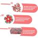 FRCOLOR 4 Pieces 5 Decorative Ornaments DIY Accessories for Nail Salons Face Ice Cubes Mobile Phone Shell Ornament Fruit Slices Nail Art Animal Decor Polymer Clay Manicure Charm - Buy Online on SooperMarket.com