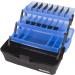 Flambeau Outdoors 6383FB 3-Tray Classic Tackle Box - Portable Organizer Frost Blue/Black - Buy Online on SooperMarket.com