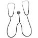 Veridian 05-132 Teaching/training Aluminum Dual Head Stethoscope Black