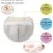 PINOWU Women's Nursing Pads - Reusable Breastfeeding Nipple Covers - 8 Washable Pads + Wet Bag - Maternity Essentials (Pastel Touch Large 4.7 - Buy Online on SooperMarket.com