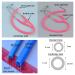 Buy Compatible Replacement Tube by CardioTubes for Littmann Classic II SE - 5mm Pink Tubing | International Shipping Available - Buy Online on SooperMarket.com