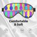 Colorful Pineapple Soft Sleep Eye Mask | Breathable Eye Patch for Travel & Relaxation - Shop Now - Buy Online on SooperMarket.com