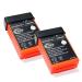 2 Pack 6V HBC Radiomatic BA225030 Ni-Mh Battery for HBC Crane Remote Control Pump Truck Battery 1500mAh