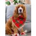 Buy Lionheart Glory Washable Soft Cotton Christmas Dog Neck Towel | Adjustable Checkered Kerchief for Small Dogs - Red-Green (1 Pack) - Buy Online on SooperMarket.com