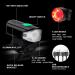 1500LM USB Rechargeable Bike Lights Set | Waterproof, 5 Lighting Modes | Fits Road & Mountain Bicycles | Cool Black - Buy Online on SooperMarket.com