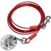 Qcwwy Stainless Steel Dog Anchor | 360 Rotatable Rust-Free 5m Cable for Large Dogs | Durable Pet Anxiety Solution for Courtyard Lawn & Outdoor Camping - Buy Online on SooperMarket.com