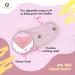 Set of 4 Baby Bandana Teething Bibs with Silicone Teether - Solid Pink Colors - Buy Online on SooperMarket.com