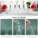 YU FENG 12pcs Clear Glass Spray Bottles - Refillable Essential Oil & Perfume Bottles with Funnel & Pipette Dispenser - Buy Online on SooperMarket.com