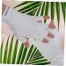 OSALADI 1 Pair Uv Gloves Womens Gloves Nail Lamp Light Nail Gel Uv Hand Protection Gloves for Nails Uv Manicure Gloves Summer Beach Gloves Professional Protection Fingerless Gloves Shield 19.5x8cm White - Buy Online on SooperMarket.com