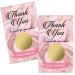 Hafhue 50 Pack Thank You Blank Gift Certificate Scratch Off Cards for Small Business Spa Gold