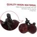 Zerodeko Tea Pet Kids Toys Lifelike Persimmon Ornament Avocado Statue Exquisite Desktop Decor Discoloring Fruit Statue Lychee Fruit Decorative Desktop Decor Ornaments Resin Personality As Shown 7X6X6cm - Buy Online on SooperMarket.com