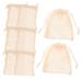 MUSISALY 16 Pcs Soap Storage Bag Shower Foaming Nets Exfoliating Soap Bar Body Bar Soap Cotton Linen