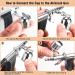 Uouteo 166TH Airbrush Trigger Gun with 0.3mm Needles, 7CC & 10CC Cup for Painting - Airbrush Kit - Buy Online on SooperMarket.com