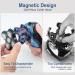 Upgrade Magnetic Head Shaver for Bald Men - Cordless 5-in-1 Electric Razor | IPX7 Waterproof Wet/Dry Grooming Kit | Easy Palm Shaver for a Smooth Shave - Buy Online on SooperMarket.com