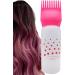 Shenrongtong Scalp Applicator Comb | Bottle Applicator Brush Hair Oiling Applicator Bottle Hair Dye Brush Bottle Lightweight Oil Bottle Applicator Brush for Hair Dyeing Scalp Red - Buy Online on SooperMarket.com