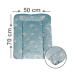 Babynness Waterproof Wrapping - High Quality Wipeable & Easy to Clean - Diaper Documents Organizer in Moon & Star Blue - 50x70 cm - Buy Online on SooperMarket.com
