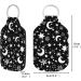 Dreaweet Portable Hand Sanitizer & Chapstick Holder Keychain - Moon Star Design - Buy Online on SooperMarket.com
