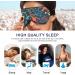 Haskirky Light Blocking Eye Mask for Comfortable Deep Sleep | Breathable & Adjustable | Ideal for Men and Women Travel, Business Trips, Yoga, and Meditation - Buy Online on SooperMarket.com