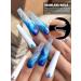 EBANKU 120 PCS Clear Dual Nail Forms - Acrylic Stiletto Nail Extension Tools | Salon-Quality Nails Design - Buy Online on SooperMarket.com