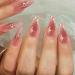 Shop Moguri 24-Piece Pink Diamonds Artificial Nails - Glossy Medium Length Acrylic with Stars Moon & Blush Designs - International Shipping Available - Buy Online on SooperMarket.com