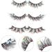 ABOOFAN 3 Pairs Fake Eyelashes False Lashes Halloween Decor False Eyelashes Individual Makeup Accessories Natural False Eyelashes Makeup Supplies Fluffy Chemical Fiber Cosmetics - Buy Online on SooperMarket.com