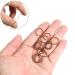 1000 Dark Brown Mini Rubber Bands for Kids' Hair Braids - Soft Elastic Hair Accessories - Buy Online on SooperMarket.com