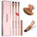 Saviland 3 PCS Kolinsky Acrylic Nail Brush: Size 8/10/14 Nail Brush Premium Quality Durable Nail Art Brush for Acrylic Powder Monomer Liquid Nail Extension&3D Nailcarving Tool Christmas Women Gift Set 01-3 PCS-Size 8/10/14