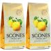 English Scone Mix, Lemon Poppyseed by Sticky Fingers Bakeries – Easy to Make English Scones Fresh Baked, Makes 12 Scones (2 pk) 1 Pound (Pack of 2)