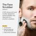 Tooletries Silicone Face Scrubber & Holder - Gentle Exfoliating Facial Cleansing Brush - Shower Storage Grip, Charcoal - Buy Online on SooperMarket.com
