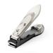 BEZOX Nail Clippers with Catcher Heavy Duty Self-Collecting Nail Cutters with Ergonomic Lever Keep Fingernails and Toenails Impeccably Manicured Champagne