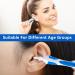 Upgraded 360 Spiral Silicone Ear Cleaner Kit - Ear Wax Remover with 16 Washable Heads for Kids & Adults - Best Ear Cleaning Solution - Buy Online on SooperMarket.com
