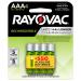 Rayovac AAA Batteries Triple A Battery Rechargeable 4 Count AAA 8 Count