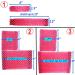 4pcs Crochet Tube Top & Tutu Skirt Set for Baby Girls - Hot Pink - 8x10 and 20x25cm - Buy Online on SooperMarket.com