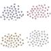 Unique Square Pointed Bottom Rhinestones For Nail Decoration Eye Catching Nail Accessories Square Pointed Bottom Rhinestones Pink middle - Buy Online on SooperMarket.com
