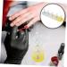 COOLHIYA 1 Set nail practice holder gradient rainbow nail stan training nail stands nail art organiser nail painting stand nail decor nail stands for nail art plastic Acrylic oval Yellow Blue 12.8x3.7cm - Buy Online on SooperMarket.com