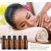 Alledomain 5Pcs 30ml Amber Glass Essential Oils Bottles with Black Cap/Dropper/Label Empty Bottle Refillable Sample Container for Massage oil/Aromatherapy/Perfume/Fragrance Oil 5pcs * 30ml - Buy Online on SooperMarket.com