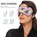 Haskirky Light Blocking Eye Mask | Adjustable for Men and Women | Perfect for Travel, Yoga, Meditation | Deep Sleep Comfort | Butterflies Design - Buy Online on SooperMarket.com